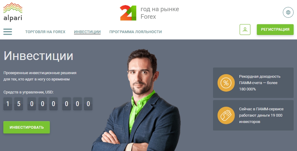 лучший в своём роде Альпари инвестиции