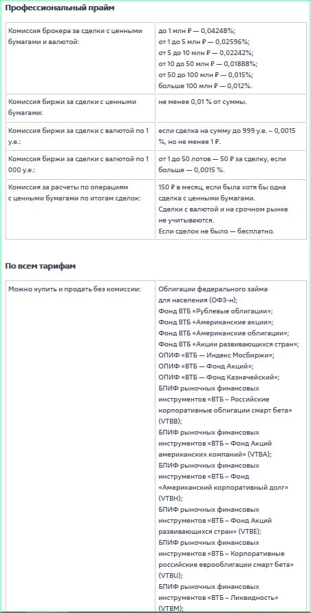 тарифы лучшие брокеры в рейтинге