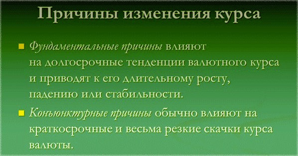Изменение курса - причины валюты под кризисом, как заработать
