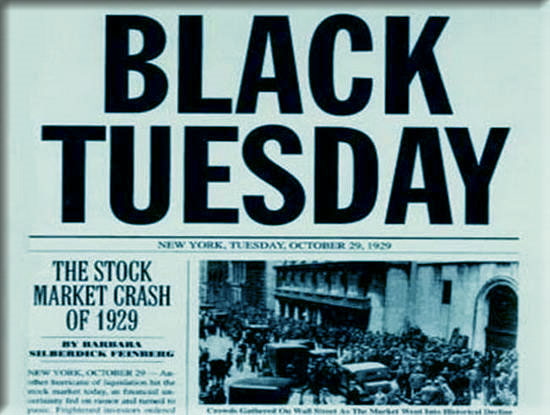 Черный четверг падения рынка и активов