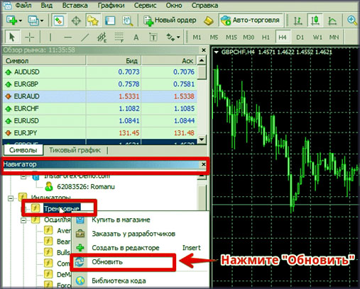 база индикаторов последнее по шаблону