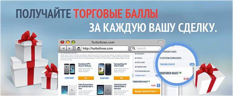 торговые баллы бонусы 2017 трейдерам