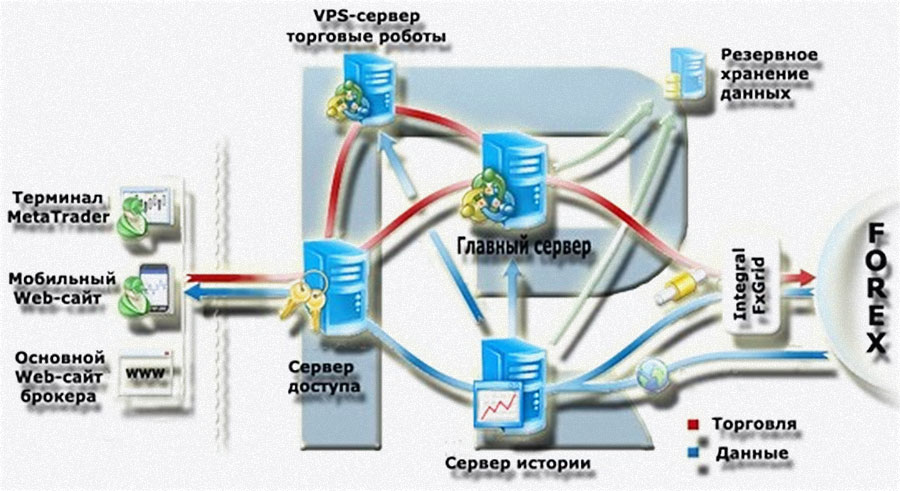 схема VPS установленные VPS сервера