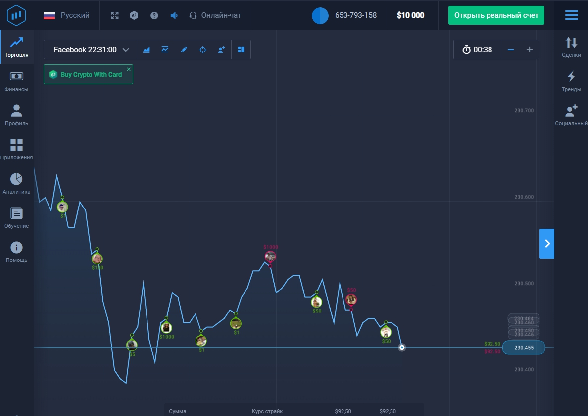 торговля Демо трейдинг без регистрации онлайн на бинарных опционах