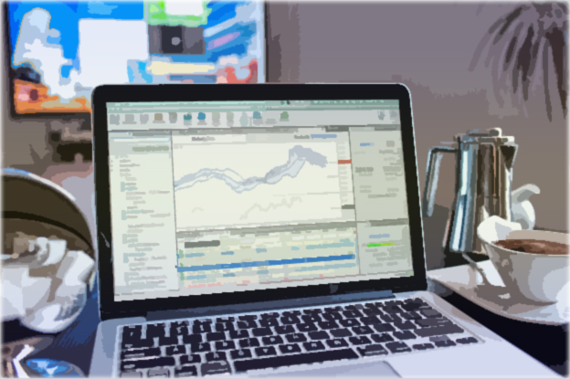 рабочее место Трейдинг на МТ4 на российском терминале.